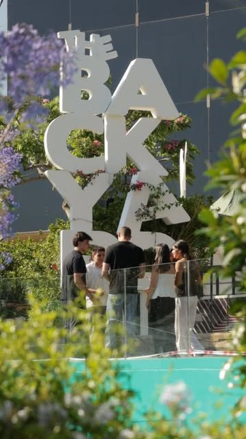 The Backyard Hazmieh entrance sign